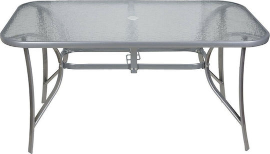Tisch 14080 120x80x72cm Gray