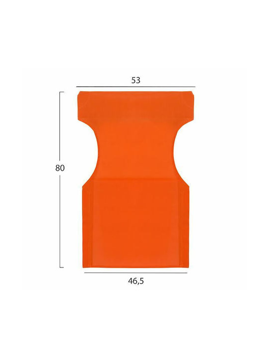HomeMarkt Waterproof Director Chair Cover Limos Orange 80x53cm