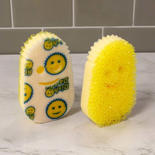 Scrub Daddy Dish Daddy Комплект Спонджове Плочи Жълти 2бр