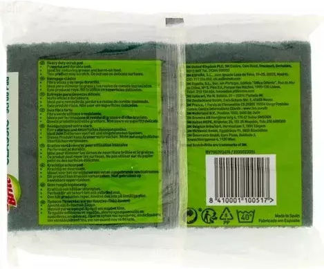 Scotch Brite Classic Set Kitchen Sponges for Dishes Green 3 Pieces