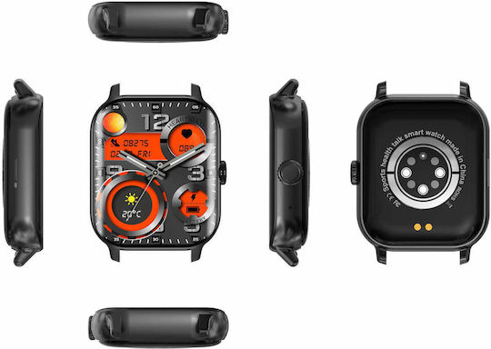 Microwear F12 Smartwatch (Negru)
