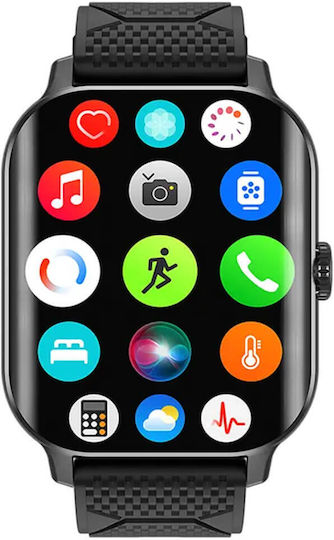 Microwear F12 Smartwatch (Negru)