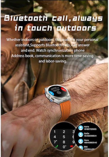 Microwear T83 Max Smartwatch (Brown)
