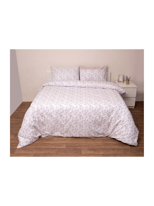 Anna Riska Bettdecken-Set Großes Doppelbett 220x240cm Beige 3Stück