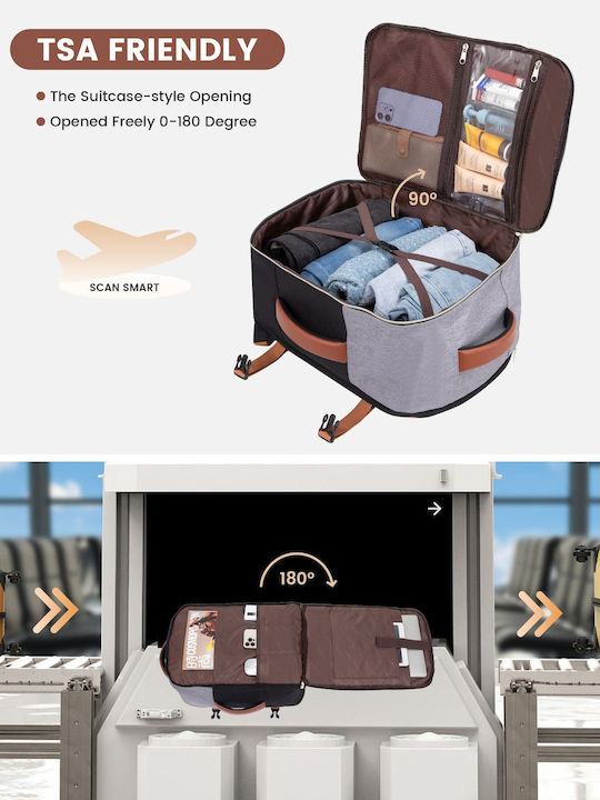 Lovevook Backpack 40lt Μαύρο/Γκρι