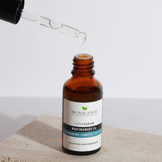 Alpaya Dermaceuticals Super Serum Niacinamidă-Zn Serum Anti-Îmbătrânire pentru Fata cu Niacinamidă 30ml