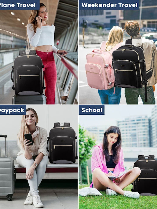Lovevook Backpack Αδιάβροχο 40lt Μαύρο/Γκρι