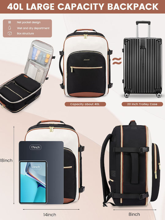 Lovevook Backpack Waterproof 40lt Black