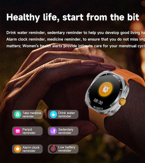 Microwear F7 Smartwatch (Schwarz)