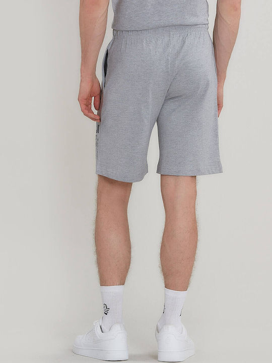 Αθλητική Ανδρική Βερμούδα Grey Mel/black