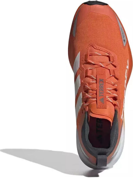 adidas Terrex Men's Waterproof Hiking Shoes With Gore-Tex Membrane Orange