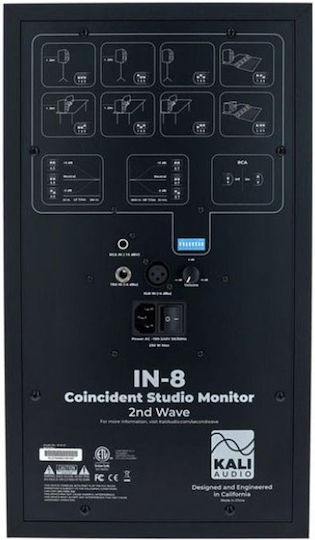 Kali Audio 2nd Wave Studio Monitor Speaker 8" 140W Piece Black