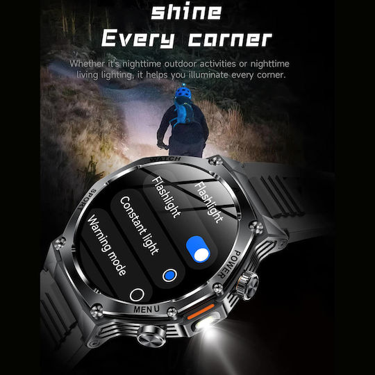 Microwear AK82 Smartwatch (Silber)
