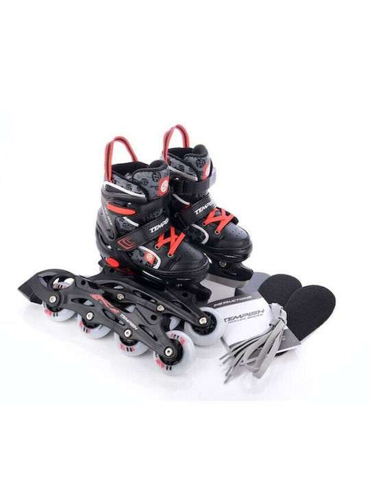 Tempish Inline Αυξομειούμενα Rollers Μαύρα Παιδικά