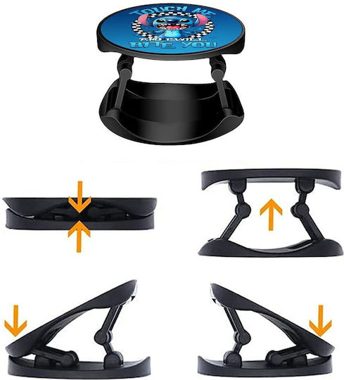 Stitch Touch Me I Will Bite You Phone Holders Stand Stand Mobile Phone Hand Support Base