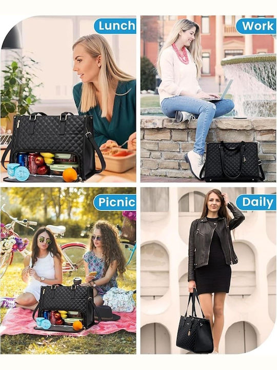Lovevook Waterproof Shoulder / Handheld Bag for 15.6" Laptop Brown WB2033