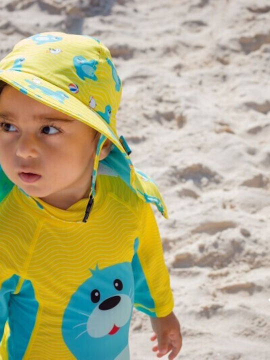 Zoocchini Kids Swimwear Long Sleeve One-piece Yellow