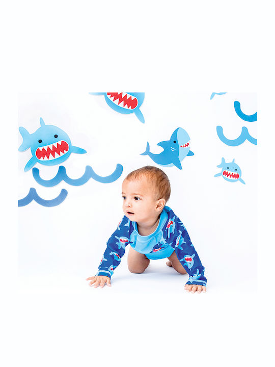 Zoocchini Kids Swimwear Set with Hat Multicolor