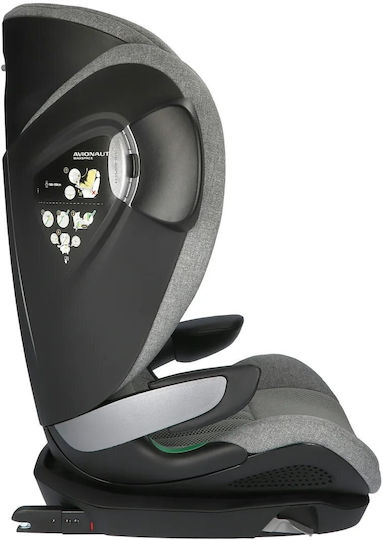 Avionaut Maxspace Scaun Auto pentru Copii High-back Booster i-Size cu Isofix Gri 15-50 kg