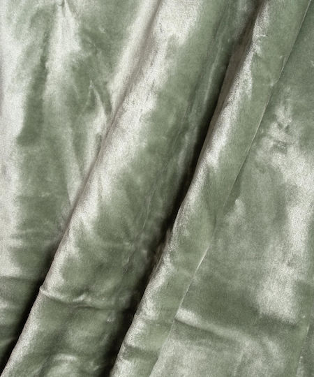 Silk Fashion Velvet Blanket Single 160x220cm Green