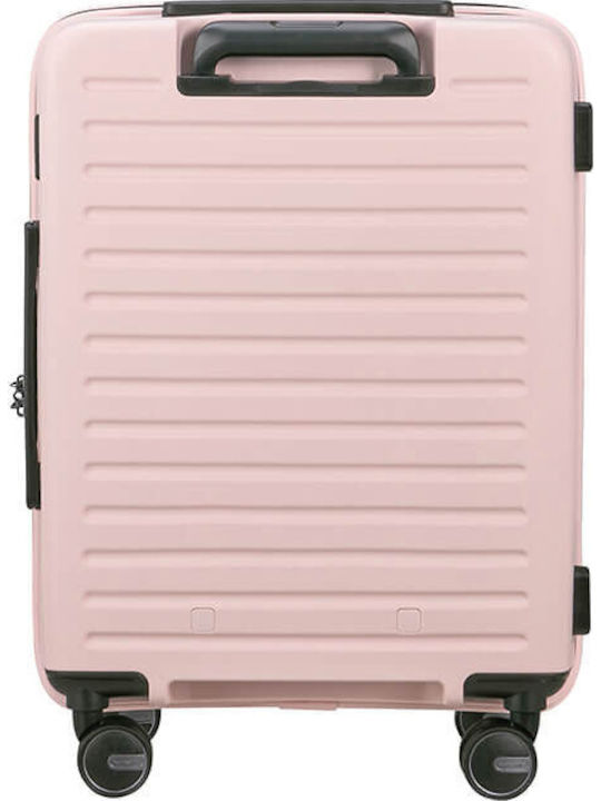 Samsonite Restackd Kabinenkoffer Hart Rosa mit 4 Rädern Höhe 55cm