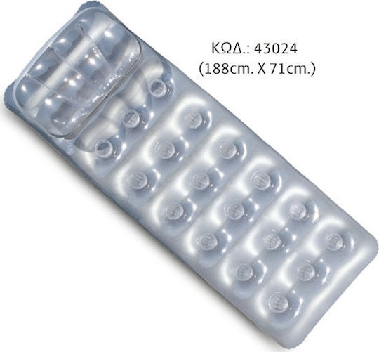 Bestway Inflatable Pool Mattress Gray 188x71cm
