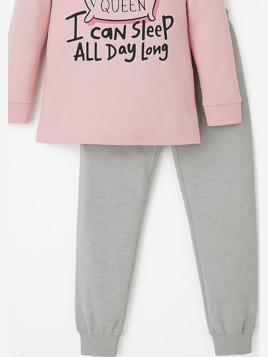 Venere Kinder Schlafanzug Winterlich Pink