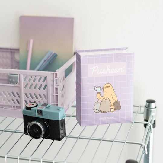 Pusheen Album for 100 Photos Dimensions 10x15cm Pink 10x15cm