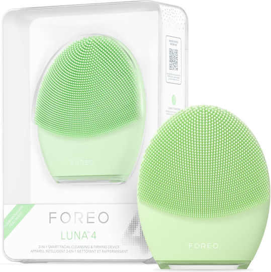 Foreo Luna 4 Combination Skin Βούρτσα Καθαρισμού Προσώπου Green
