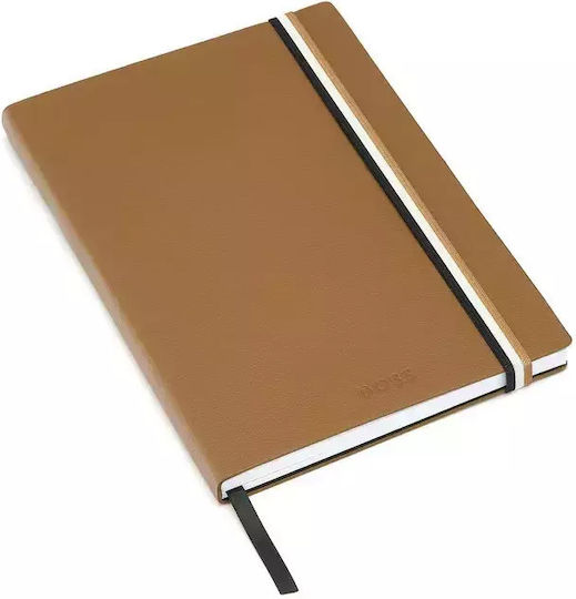 Boss Iconic Notebook A5 with Blank Pages Brown