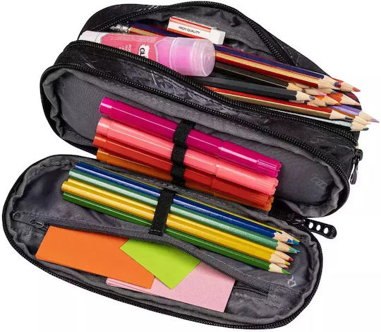 Polo Growly Pencil Case with 2 Compartments Fuchsia