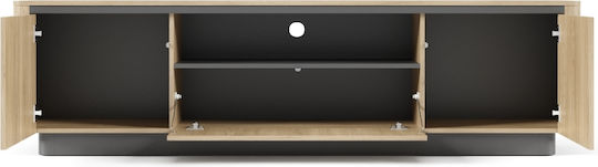 TV Stand Wooden Beige L200xW54xH38cm