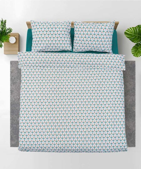 Heinner Semi-Double Duvet Cover Set 180x200cm Blue