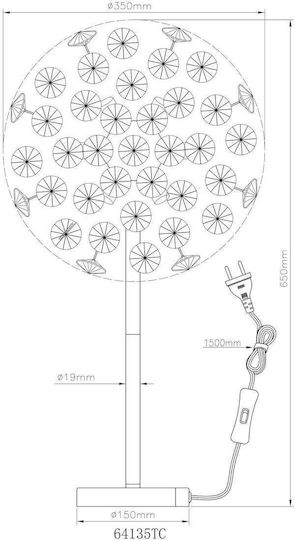 Globo Lighting Декоративна Лампа с Цокъл за Крушка G9 Прозрачен