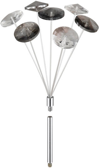 Globo Lighting Luminiță De Tavan Montată Transparentă Cu Bază De Bec G9