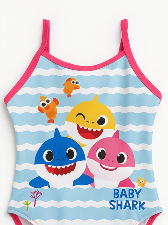 Disney Baby Shark Детски Бански Една част Многоцветен