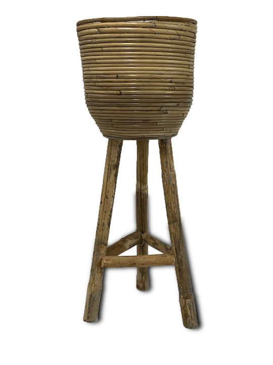 Κασπώ 100% Φυσικό Rattan Stripe Πόδια Κασπώ 100% Φυσικό Rattan Stripe Πόδια
