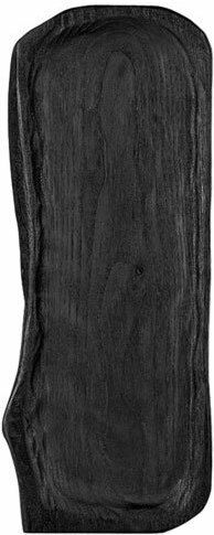 Handmade Serving Base 25x17 Black Rozos
