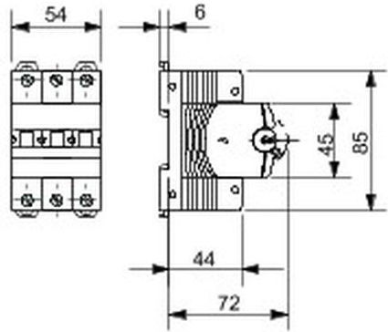 Gewiss Gw92069 Αυτόματος Διακόπτης Wl 3x25a 6ka