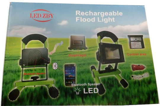 Portable Rechargeable Bluetooth Speaker-LED Flood Light 10W Oem Yw2016