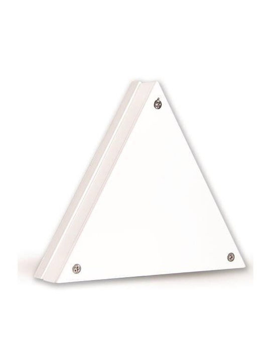 Wall-Mounted Aluminum Single Light Fixture 143 Al Lightup 143.k White