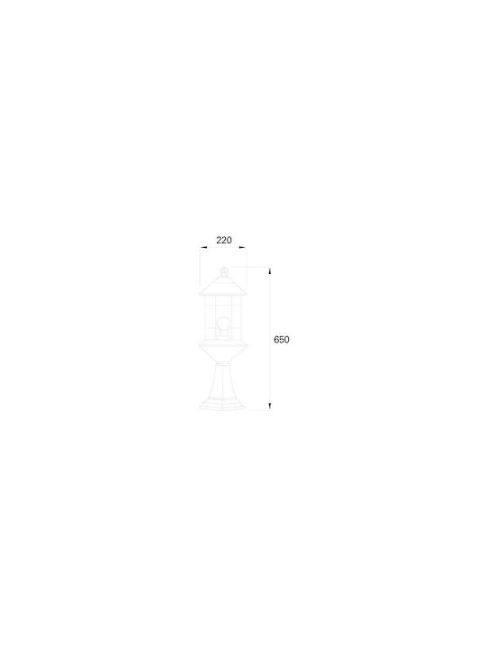 Επιδαπέδιο Φωτιστικό Καφέ Siros Px-0026-oxi Forlight Px-0026-oxi Σκουριασμένο