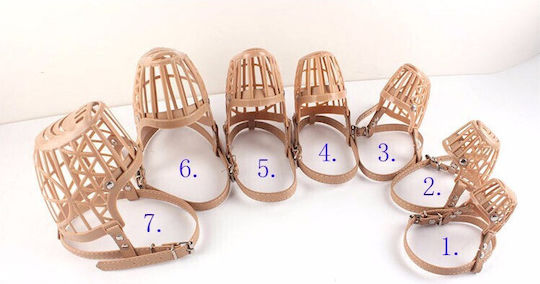 Premium Plastic Dog Muzzle No4