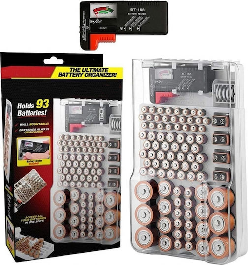 HS1812 Ψηφιακό Battery Tester με Πτυσσόμενη Υποδοχή