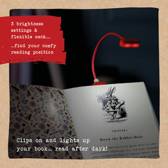 IF Book Light LED with Clip Black