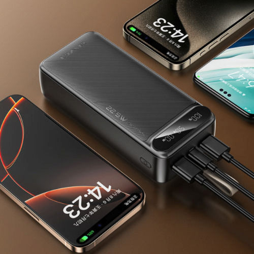 Awei PA-12 Power Bank 30000mAh 22.5W με 2 Θύρες USB-A και Θύρα USB-C Quick Charge 3.0 Μαύρο