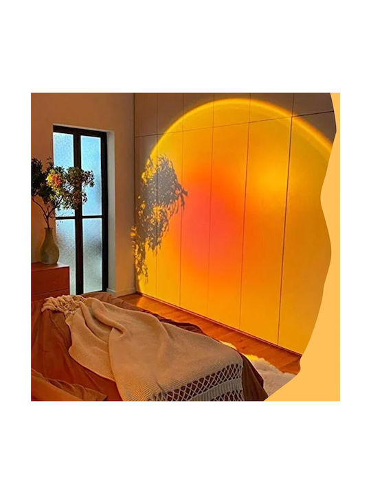 Oem Rgb Ambient Lamp Light Effects App Control Remote Control Projects Sunset 360° Rotating Head Black