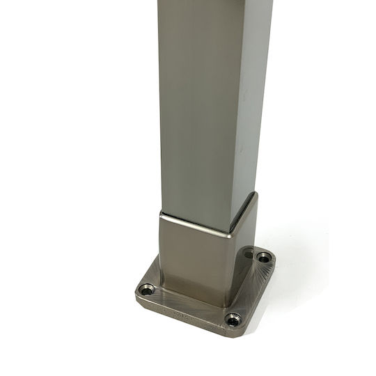 Aluminum Base Lux Rosette Column 4x4