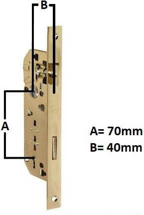 Agb 40-70 Picollo Italy Chamber Door Lock