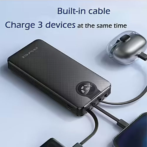 Awei P134K Power Bank 20000mAh με Θύρα USB-A και Θύρα USB-C Μαύρο